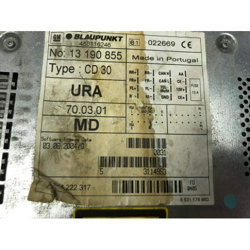 Магнитола CD Opel Combo 2001-2011 13190855